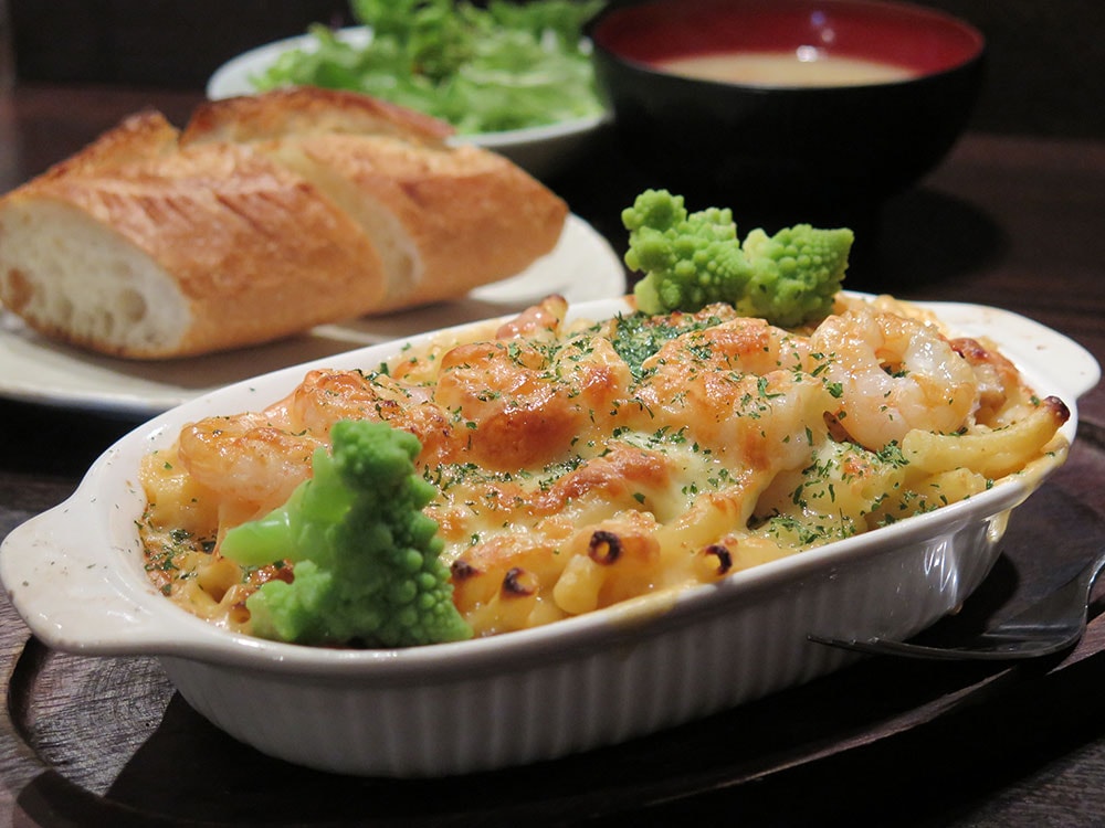 エビグラタン、ランチ